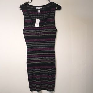 Planet gold womens metallic dress